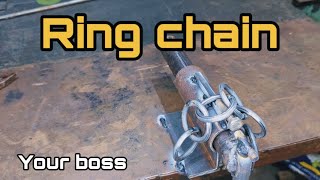 How to make a ring chain [upl. by Eelrahc]