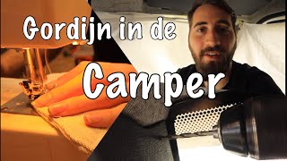 Camper DIY  Gordijn voor de bestuurderscabine zelf maken [upl. by Plotkin559]