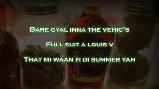 Mavado Weed amp Hennessy lyrics on screen [upl. by Pauline123]