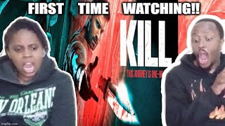 KILL 2024 MOVIE REACTION  FIRST TIME WATCHING [upl. by Martinsen]