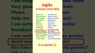 Inglês Aprenda frases mais úteis em inglês para principiantes [upl. by Elesig153]