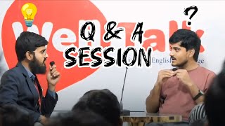 learn English with questions amp answersQampA sessionwelltalk english [upl. by Allan]