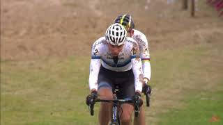 Van der Poel wint spannende strijd in Soudal Scheldecross DVV Verzekeringen Trofee [upl. by Yekim802]