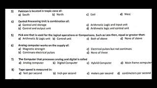 Todays Naib Tehsildar Solved Paper 2024 I BPSC Naib Tehsildar Past Papers I Balochistan Pub Service [upl. by Una]