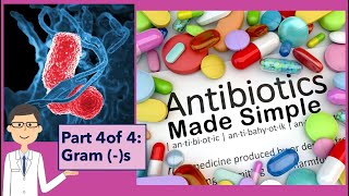 Antibiotics Made Simple  Part 4 Gramnegatives Learn all about antibiotic therapy [upl. by Kari]