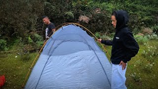 Camping in forest with my friends Camping vlog 🛖🏕️🏕️pahadi lekhama ramailo gardoii [upl. by Eddina]