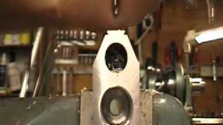 DIY airguns drilling the transfer port yt [upl. by Davina]