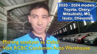 Murang quality used repo cars at RCBC Cebu Auto Warehouse [upl. by Eenhat]