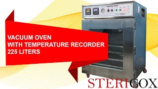 225L Vacuum Oven with Temperature Recorder [upl. by Ecnahoy]