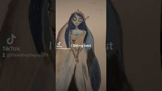 Emily from Corpse bride for day 13 of inktober2024 [upl. by Ayita]