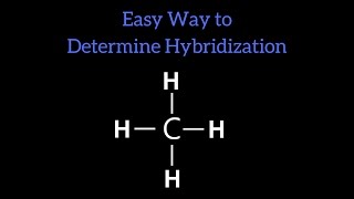 EASY Method to Find the Hybridization of an Atom  Chemistry [upl. by Levinson174]