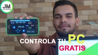 Controla la PC con esta App remota desde tu Android Joystick  Mouse  Teclado  Mas [upl. by Hazlett121]