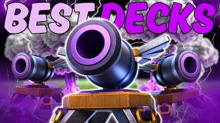 TOP 3 Decks Canon Evo Sur Clash Royale  Trop Fort [upl. by Akimal]