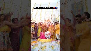 Kurta Faad Haldi🙈😂 rajatbornstar rajatswati haldi wedding love viral funny ytshortsindia [upl. by Tedric]