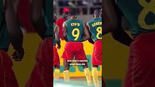 Why did Cameroons football team wear basketball tops DAZN [upl. by Ivette]