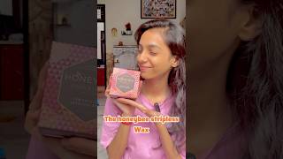 Honey Bee 🐝 stripless wax Comment for link 🔗 waxingathome salonathome diwali [upl. by Llevol]