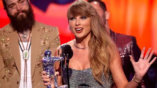 Taylor Swift Gushes Over Travis Kelce in 2024 MTV VMAs Video of the Year Speech [upl. by Eelrefinnej]