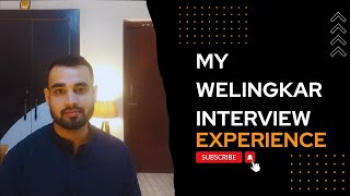 My Welingkar Interview Experience [upl. by Woolson]