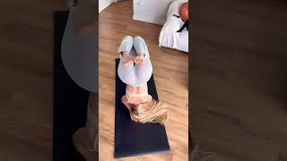 Hip Split Leg Flexibility Easy Stretch Yoga Flow shorts yogaexercise yoga yogapractice [upl. by Nosac183]