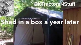 Shed in a box a year later upgrades [upl. by Noryb]