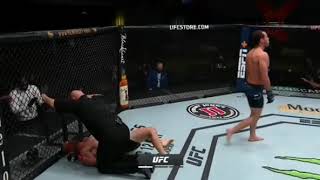 Jordan Leavitt vs Matt Wiman Brutal KO [upl. by Airetnuhs]