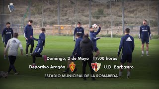 Previa Deportivo Aragón  UD Barbastro  152021 [upl. by Qulllon]