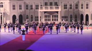 Marinierskapel der Koninklijke Marine  Nationale Taptoe Rotterdam 2015 [upl. by Eppesiug]