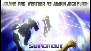 JoJo’s Bizarre Adventure part 6 Stone Ocean Jolyne and Weather Report vs Jumpin Jack Flash SUPERCUT [upl. by Bolen767]