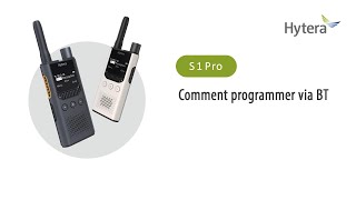 Hytera S1 Pro Comment programmer via BT [upl. by Filippa]