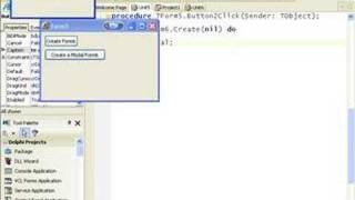 Delphi Programming Tutorial 26  Form Creation [upl. by Rednave547]