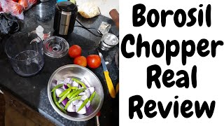 Daily Use Borosil Chopper Real Review With Onion Chilli Tomato [upl. by Burrows266]