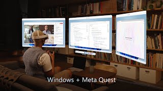 Immersive productivity with Windows and Meta Quest [upl. by Edmonds]