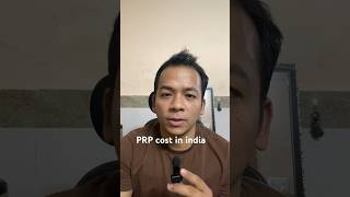 PRP Cost in india hairtransplant prp prpforhairloss hairloss hairlosstreatment hairgrowth [upl. by Afnin]