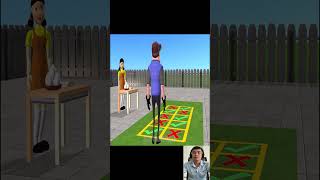 Scary Teacher 3D vs Squid Game Right or Wrong Challenge With Miss T vs 3 Neighbor Coffin Dance [upl. by Annawal]