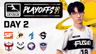 Overwatch League 2021 Season  Playoffs  Day 2 [upl. by Archangel]