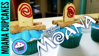 SIMPLE Moana Canoe Cupcakes  Pinch of Luck [upl. by Devora]