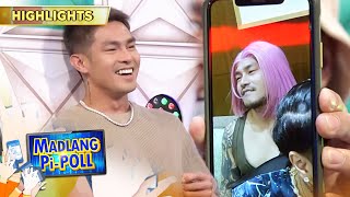 Teddy shows a photo of Ion wearing Vices wig  It’s Showtime Madlang PiPOLL [upl. by Oly]