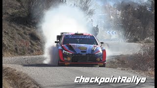 RALLYE MONTE CARLO 2022 DAY 3 ES 10 12 CHECKPOINTRALLYE [upl. by Anak213]