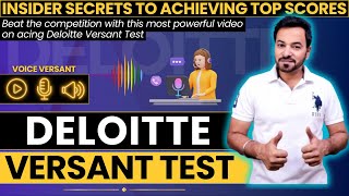 VERSANT TEST DELOITTE  Your Complete Guide to Success  Versant English Test [upl. by Bradshaw]