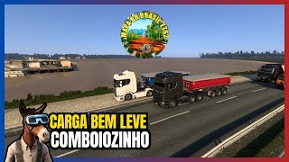 Viagemzinha de boa bem leve em comboio no ETS2  Mapa BR Brasil 🚚💨 [upl. by Donavon]