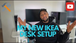 My New Desk Build From IKEA  BekantGamingProductivity Setup [upl. by Aira]