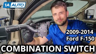 How to Replace Combination Switch 20092014 Ford F150 [upl. by Zsa]