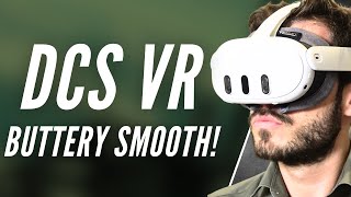 DCS VR GREAT Performance Improvements Quest 3 Virtual Desktop [upl. by Ittap]