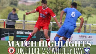 Highlights  Longridge 23 Whitley Bay FA Vase [upl. by Ynots]