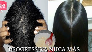 Escova Progressiva caseira que alisa cabelo sem QUÍMICA com só 3 ingredientes [upl. by Minni]