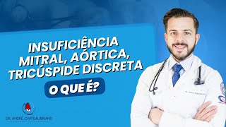 Insuficiência mitral aórtica tricúspide discreta O QUE É [upl. by Azilem]