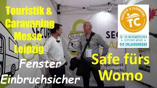 Caravaning Messe Leipzig  Safe fürs Wohnmobil  Fenster einbruchssicher  Tschüss Diebe  vlog173 [upl. by Lunnete]