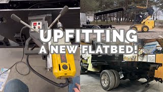 F550 gets a new flatbed upfit [upl. by Nodmac]