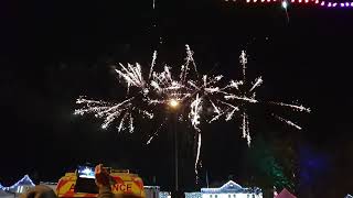 Melksham Christmas Lights SwitchOn Fireworks 2022Dec03 [upl. by Naujuj617]