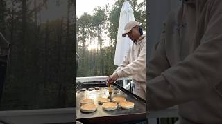 Pancake griddle breakfast griddlebreakfast griddlerecipes [upl. by Hnirt298]